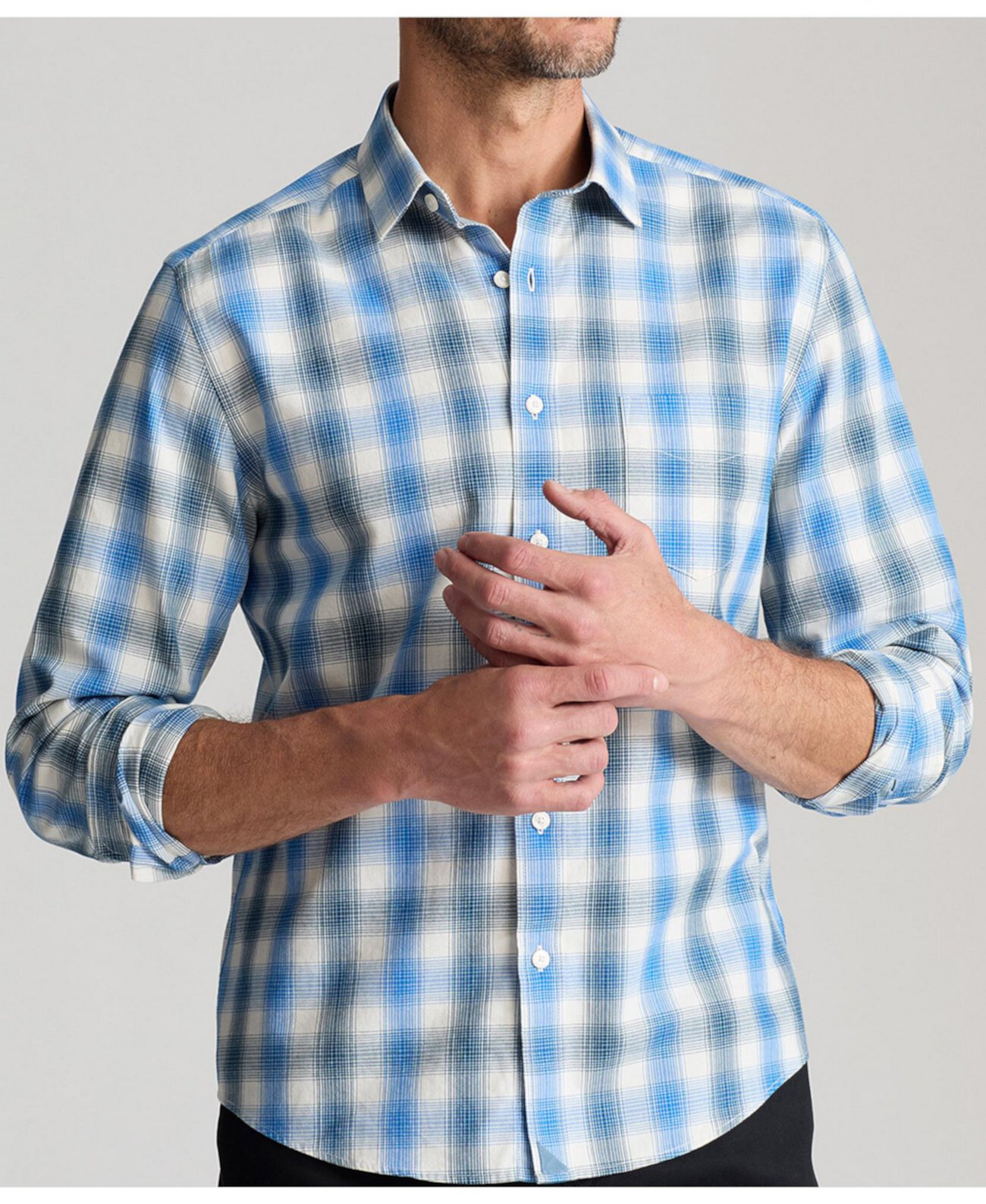 Men's Regular Fit Bauer Flannel Button Up Shirt UNTUCKit