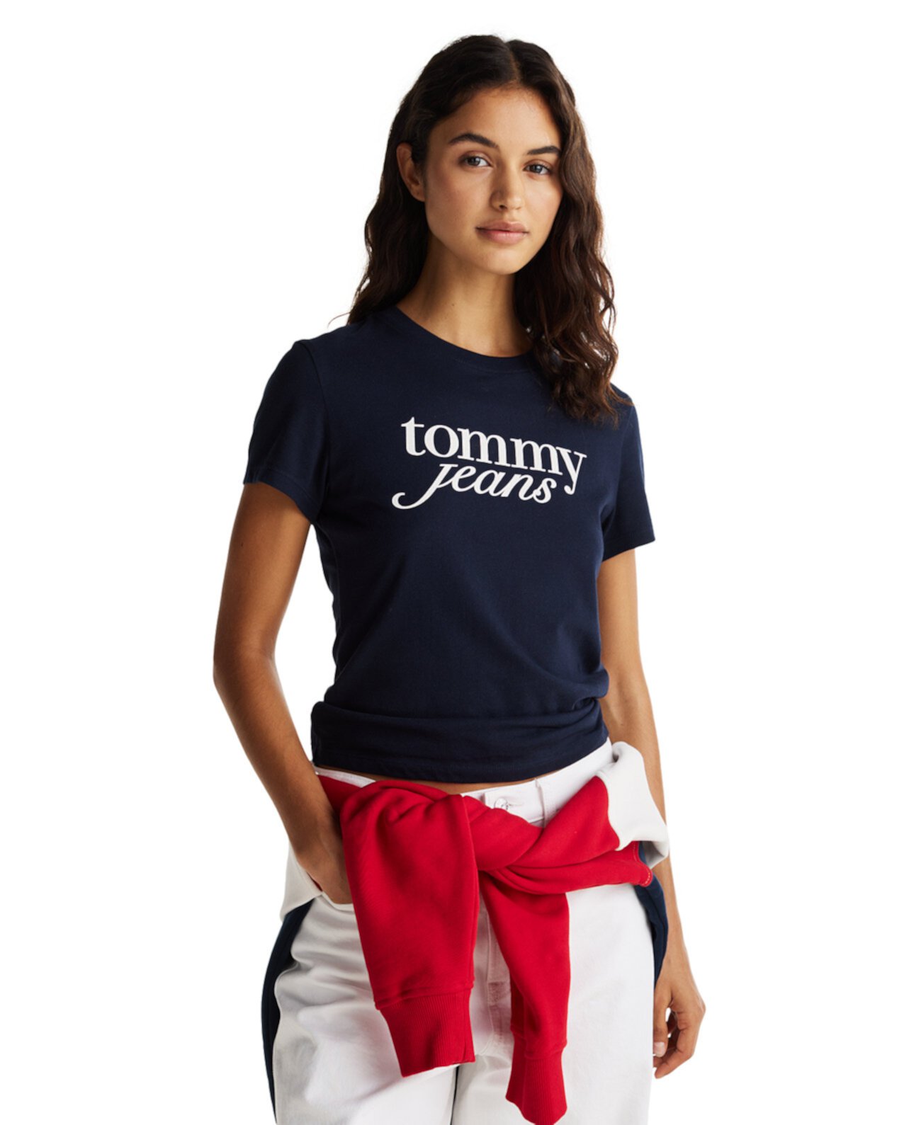 Women's Slim Essential Script Logo T-Shirt Tommy Jeans