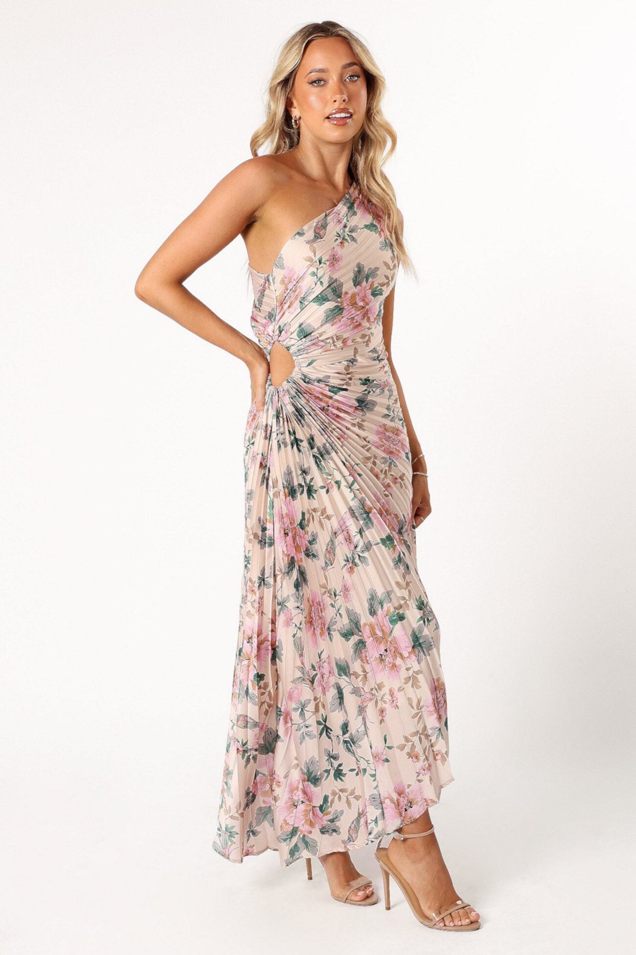 Women's Kleo One Shoulder Maxi Dress Petal and Pup