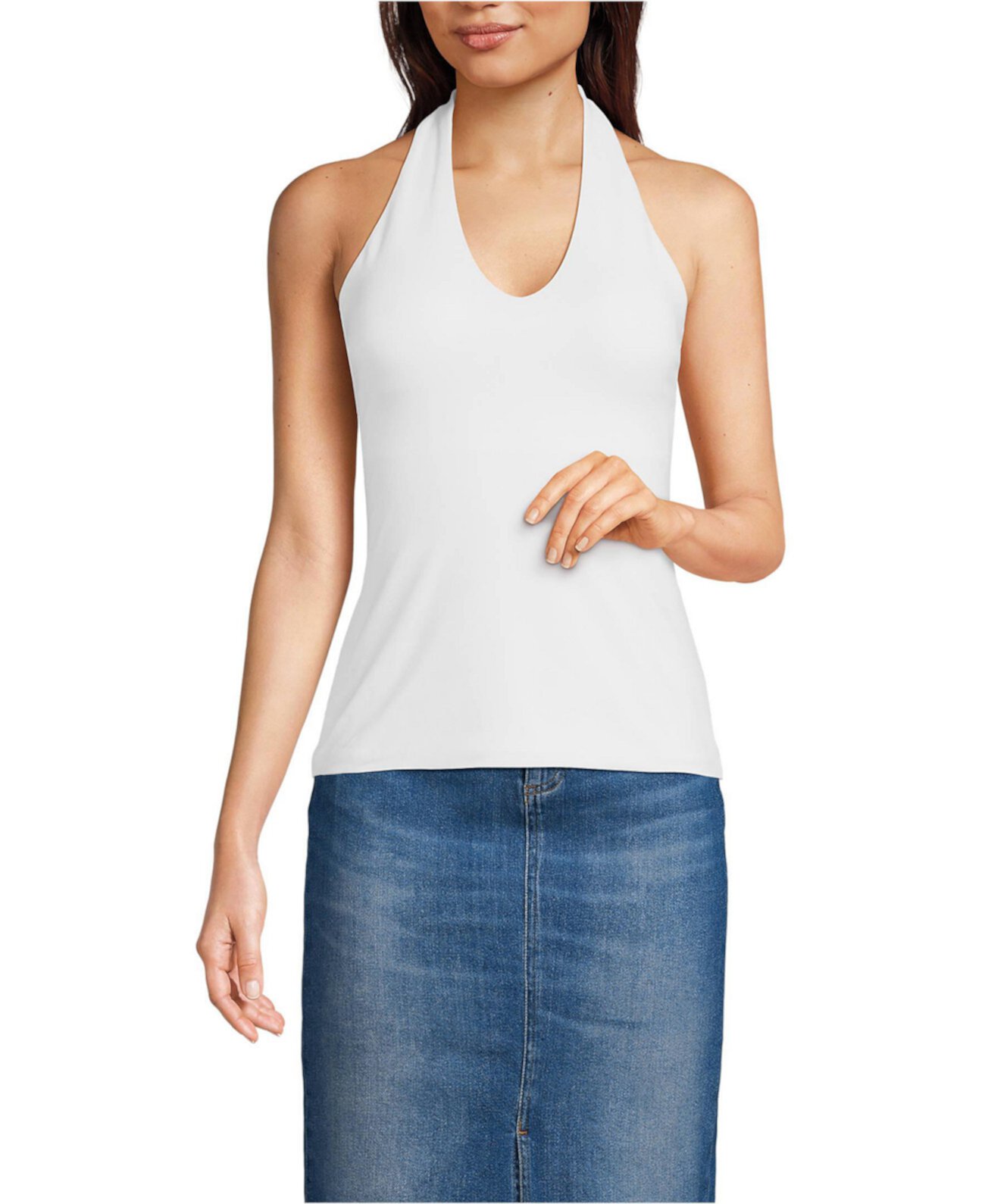 Women's Slender Halter Top Lands' End