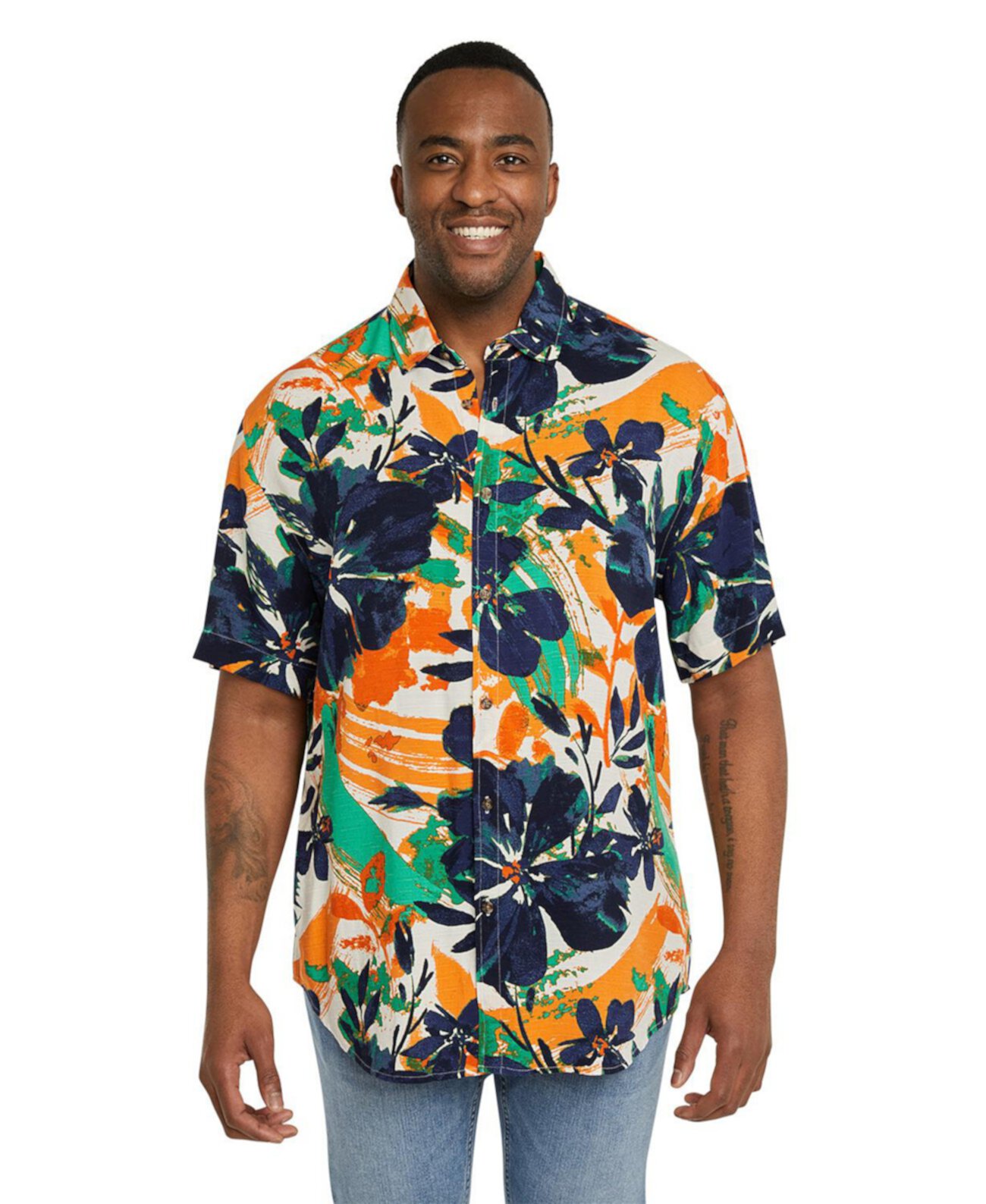 Men's Honduras Floral Shirt Johnny Bigg