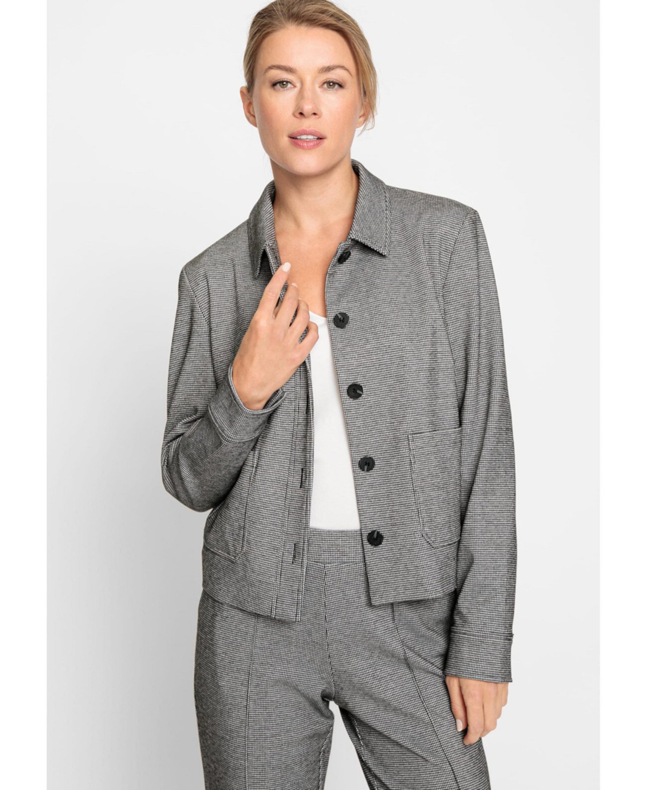 Women's Micro Houndstooth Jacket Olsen