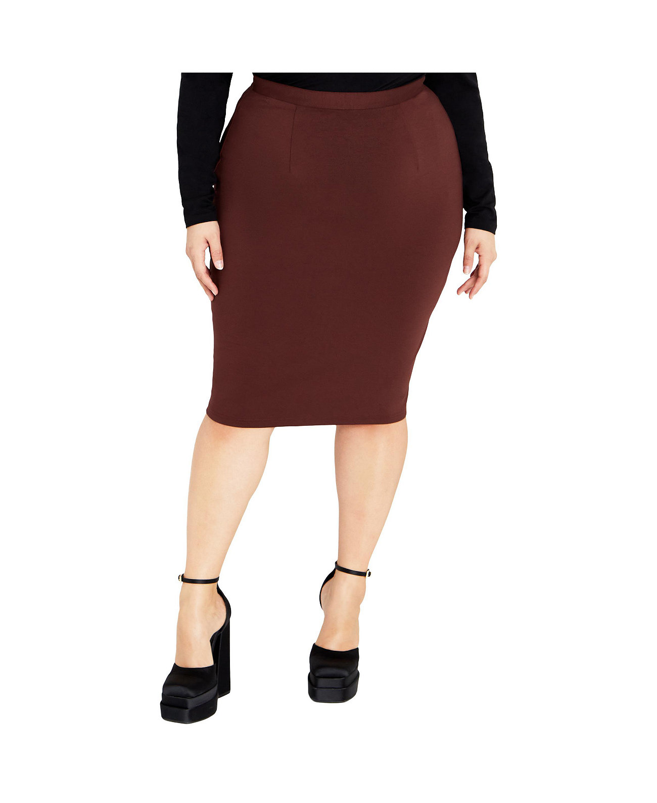 Women's Midi Tube Skirt City Chic