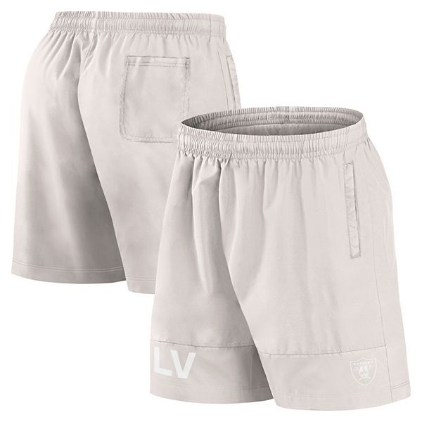 Men's Fanatics Cream Las Vegas Raiders Elements Shorts Fanatics Brands - White Label