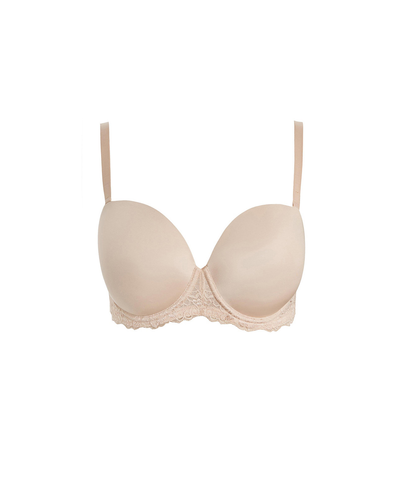 Womens Smooth & Chic T-Shirt Bra - latte City Chic