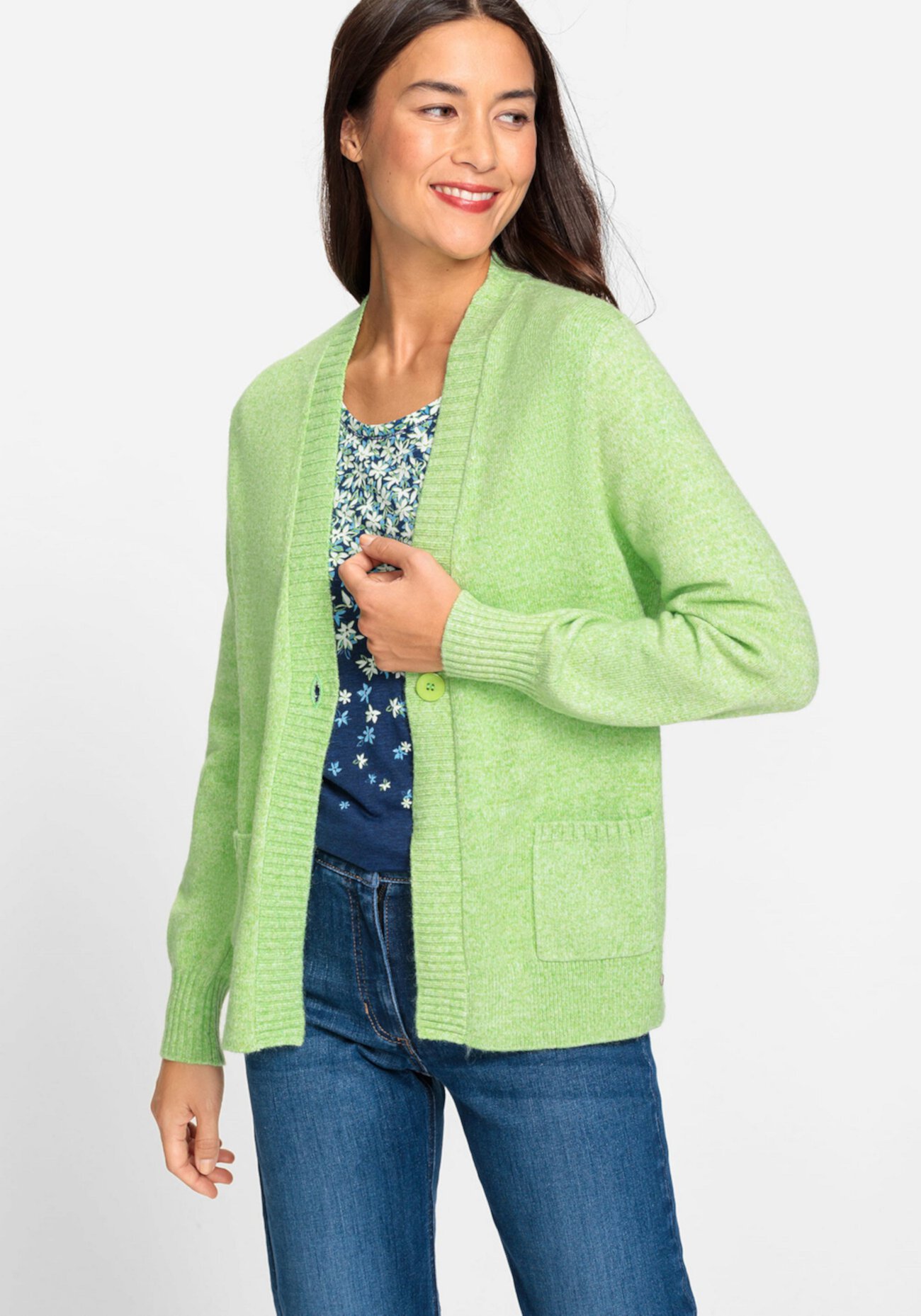 Women's Single Button Cardigan Olsen