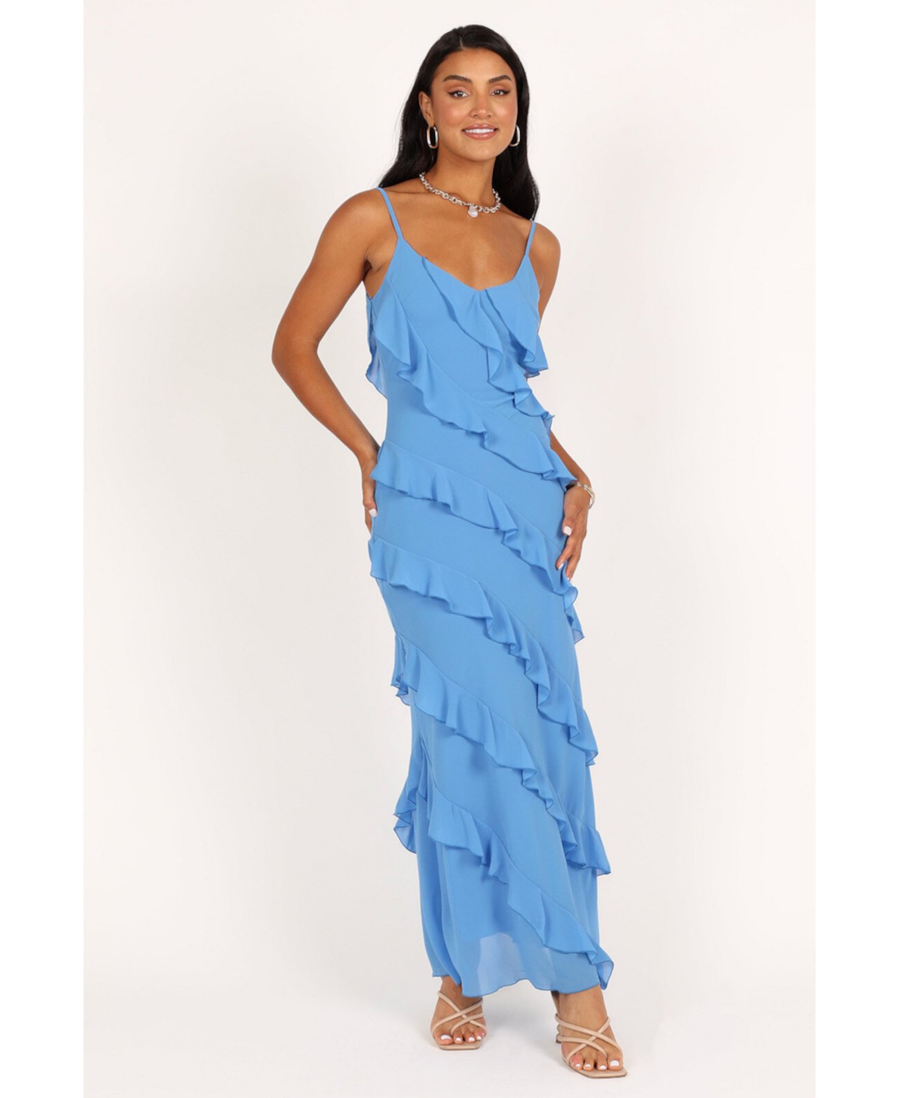 Women's Ciao Ruffles Maxi Dress Petal and Pup