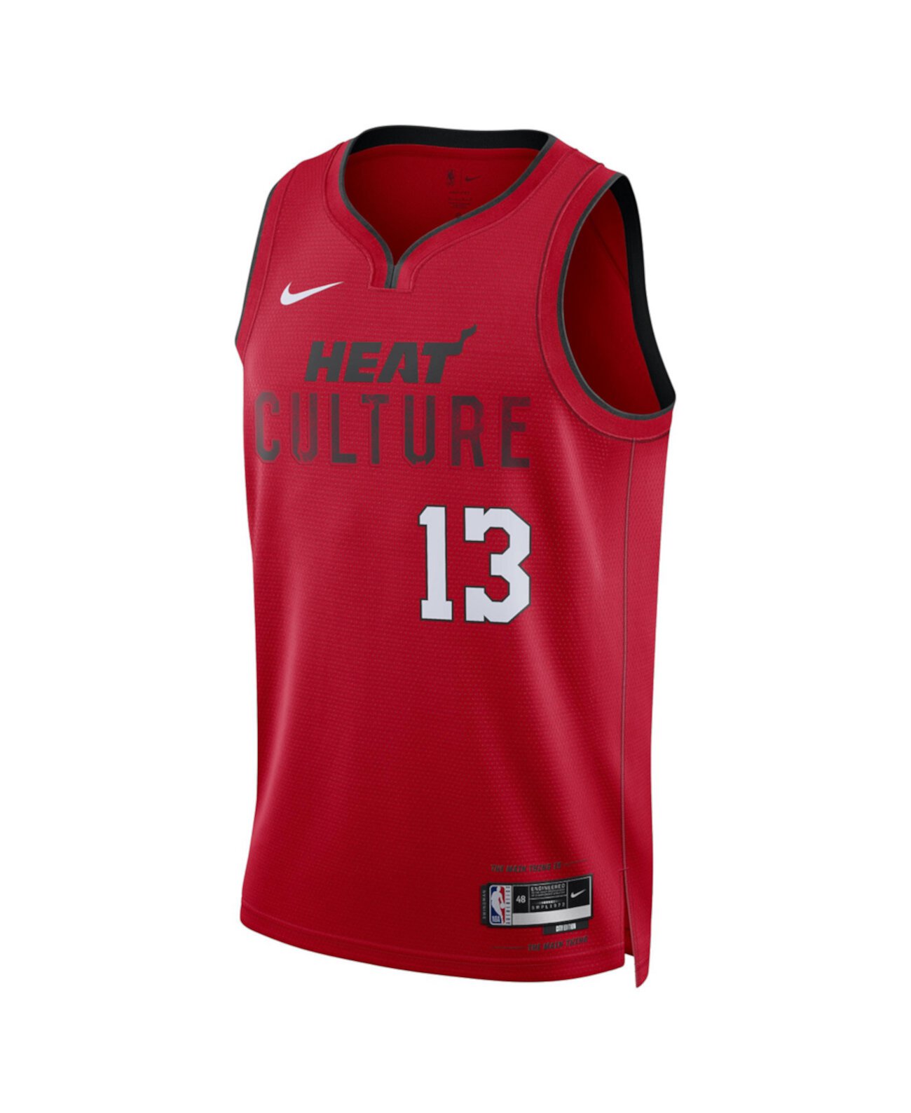 Men's and Women's Red Bam Adebayo Miami Heat 2024/25 City Edition Finished Swingman Jersey Nike