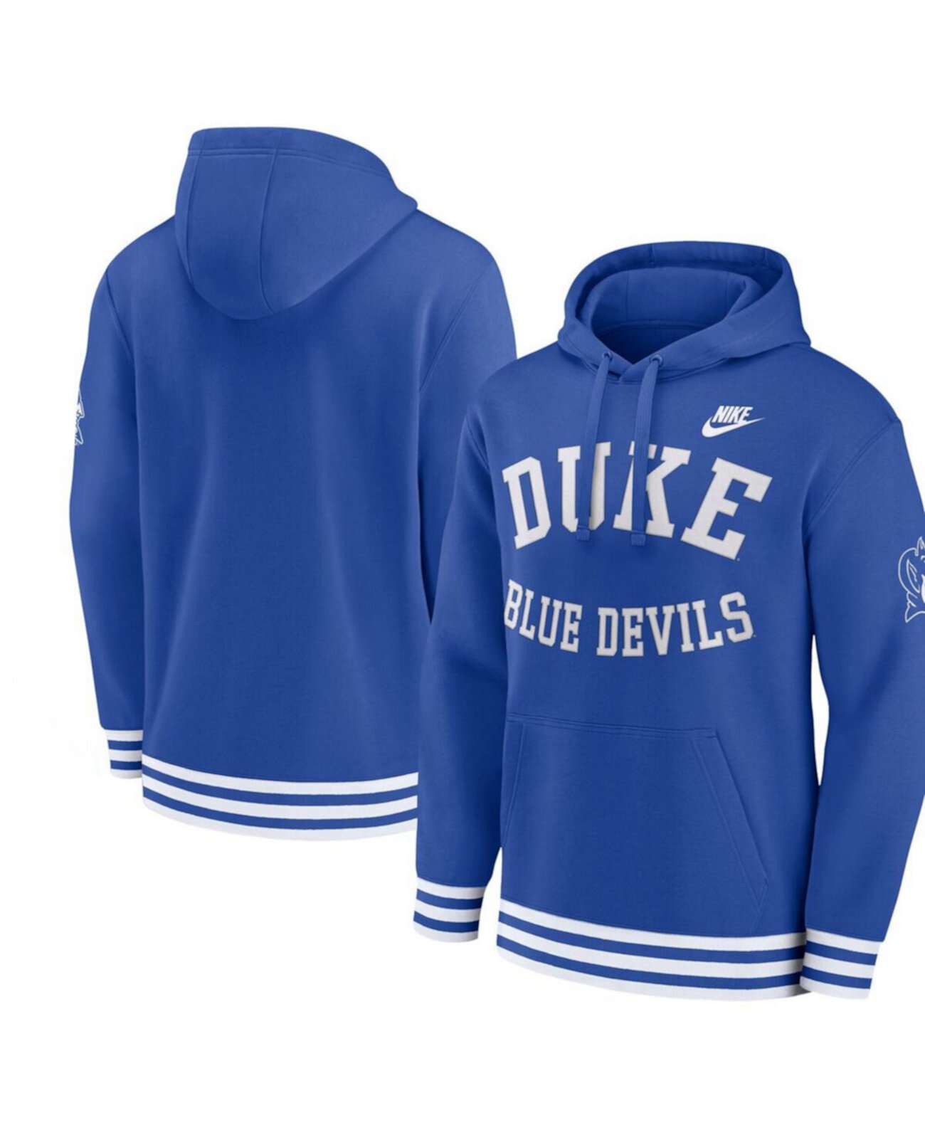 Men's Royal Duke Blue Devils Legacy Retro Pullover Hoodie Nike