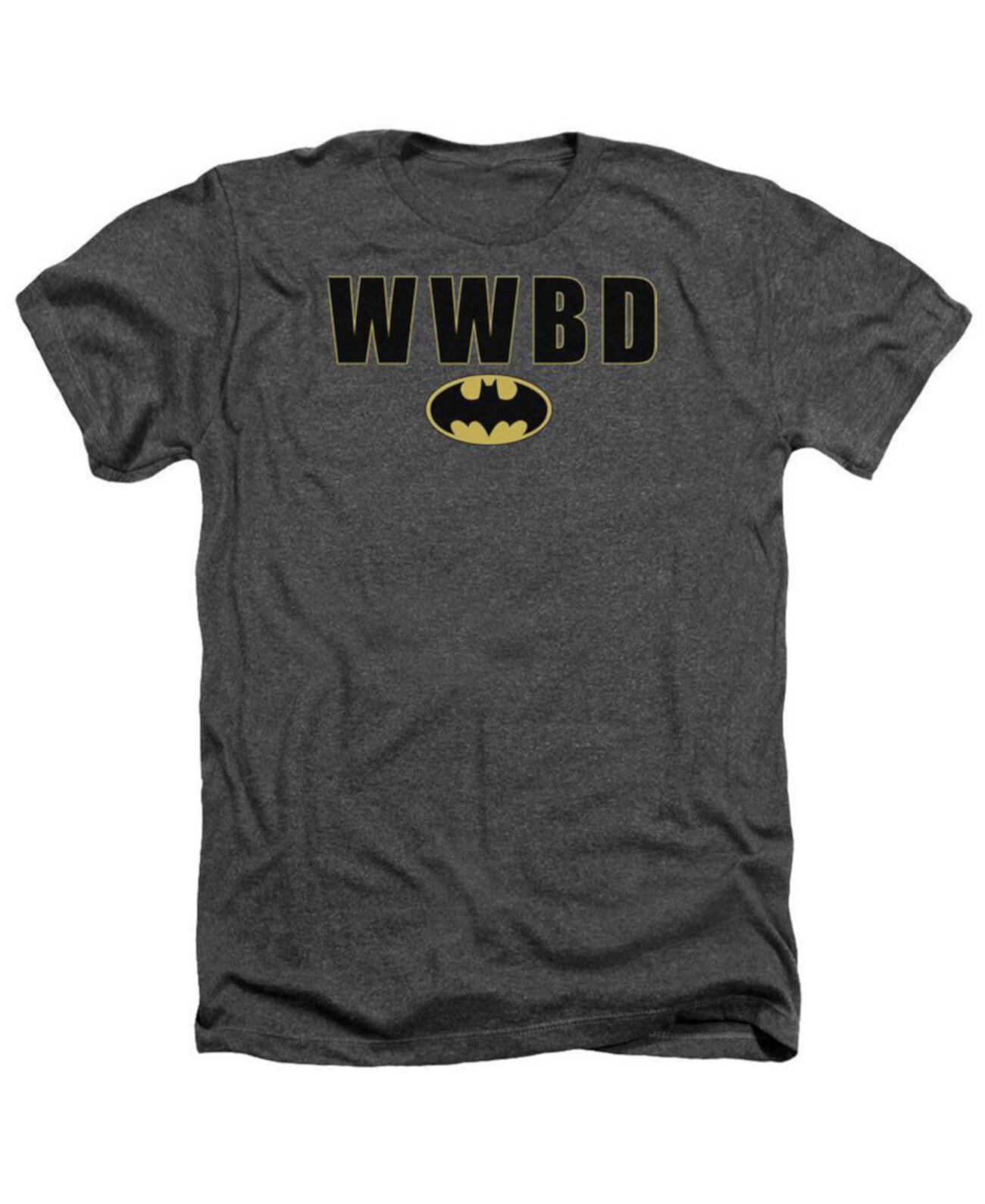 Men's WWBD Logo Adult Heather T-Shirt Batman