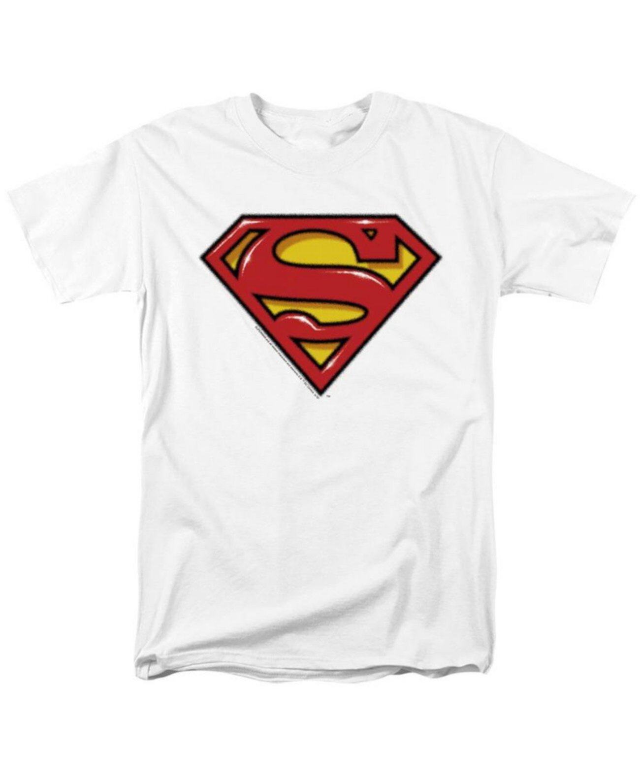 Big & Tall Airbrush Shield Short Sleeve Adult Tee / T-Shirt Superman