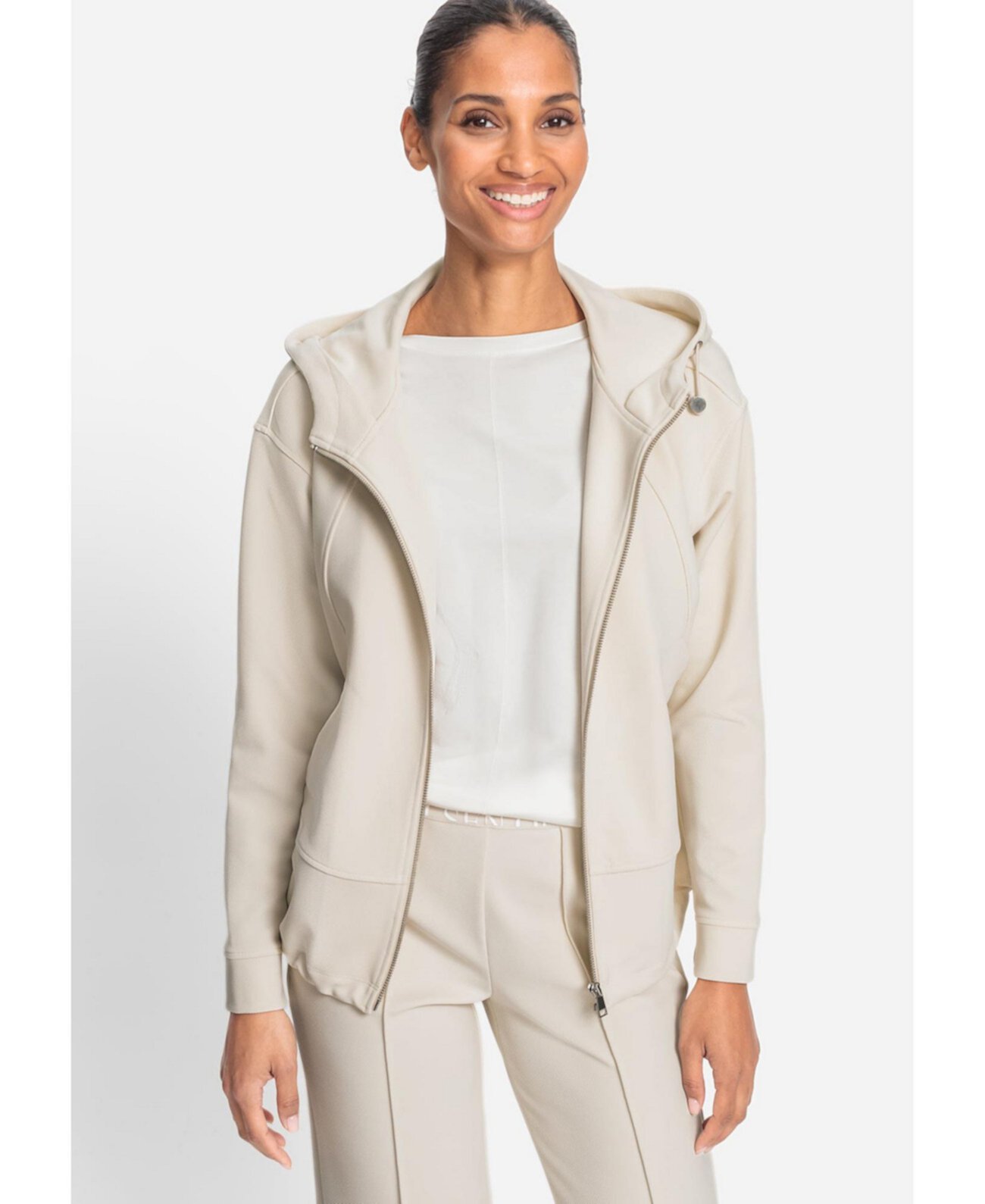 Women's Zip Front Hoodie Jacket Olsen