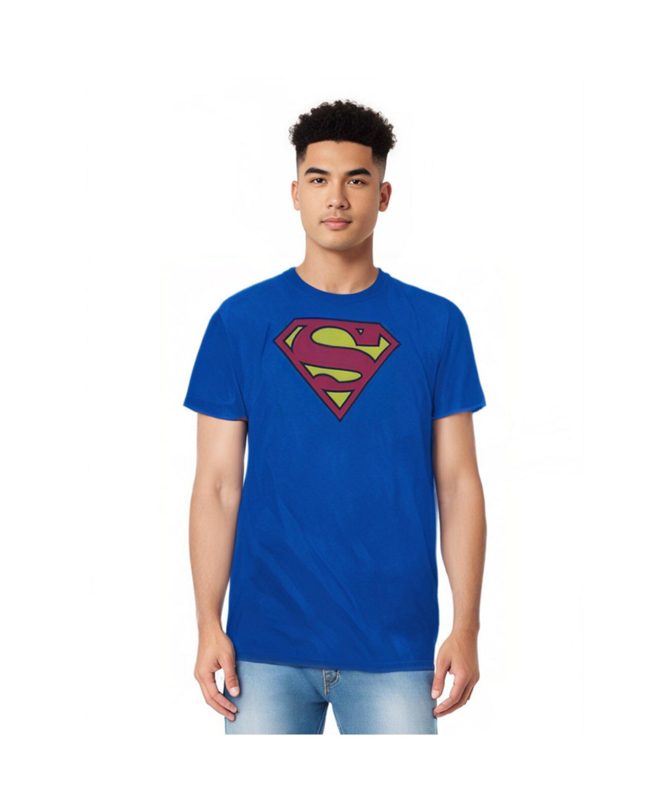 Men's Classic Logo Short Sleeve Adult Tee / T-Shirt Superman