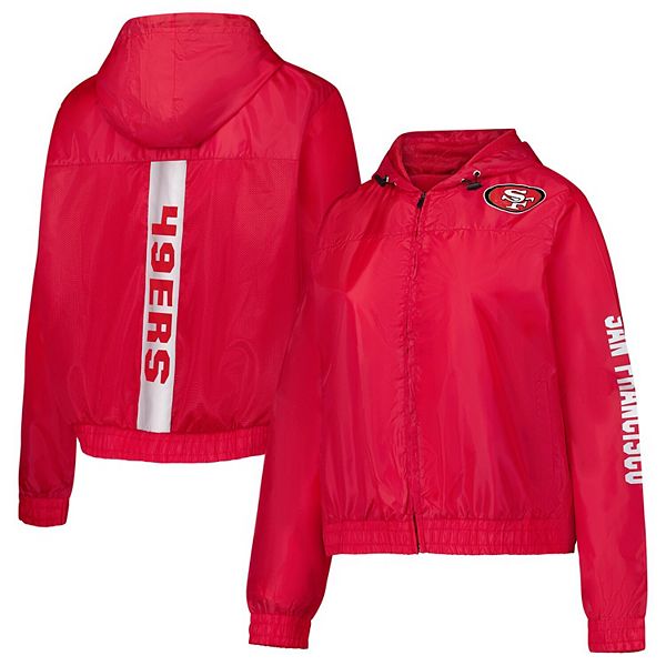 Women's Fanatics Scarlet San Francisco 49ers Full-Zip Jacket Fanatics Brands - White Label