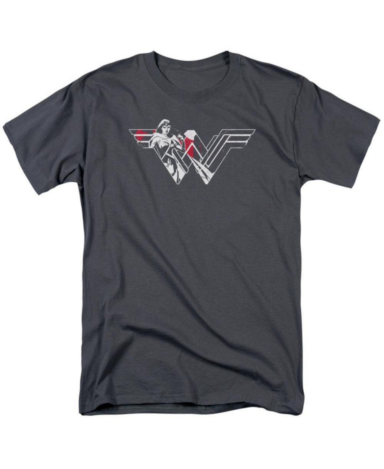 Men's Wonder Woman Splatter Logo Short Sleeve Adult Tee / T-Shirt Batman V Superman