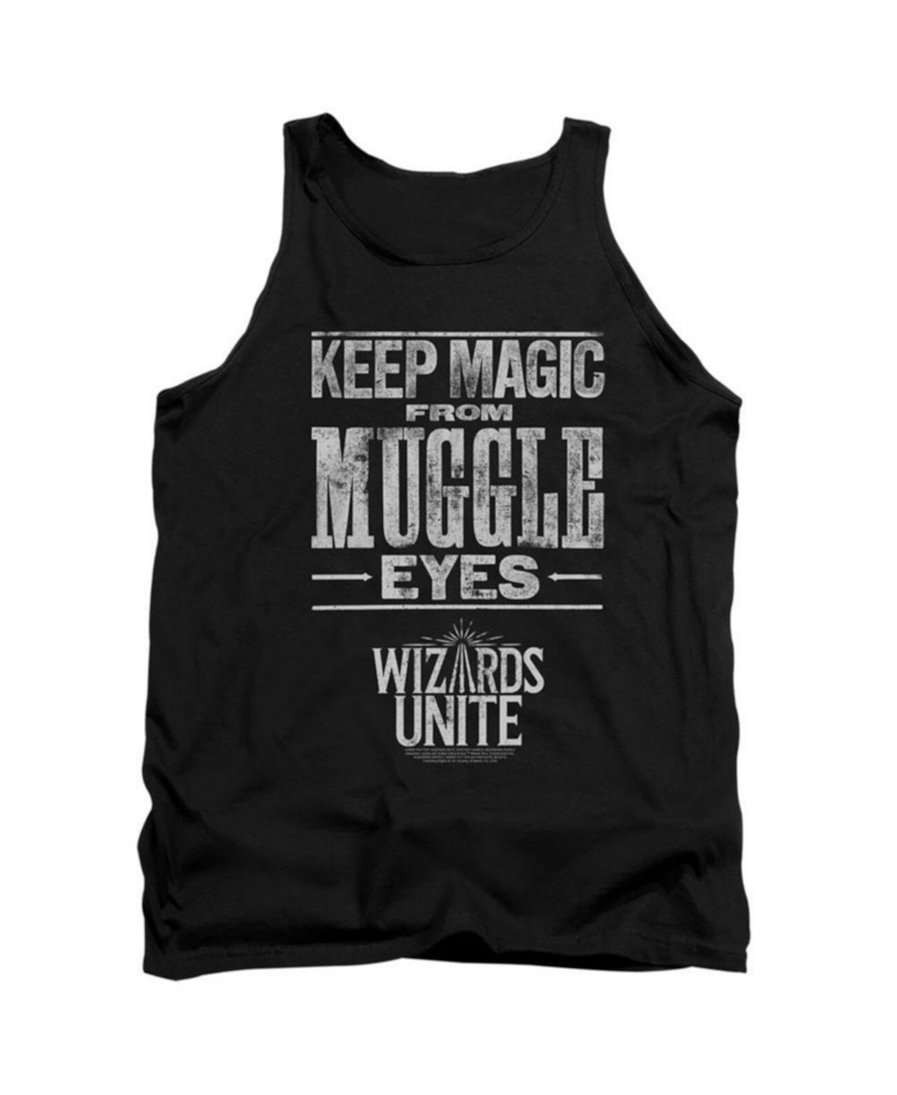 Men's Wizards Unite Hidden Magic Adult Tank Top Harry Potter