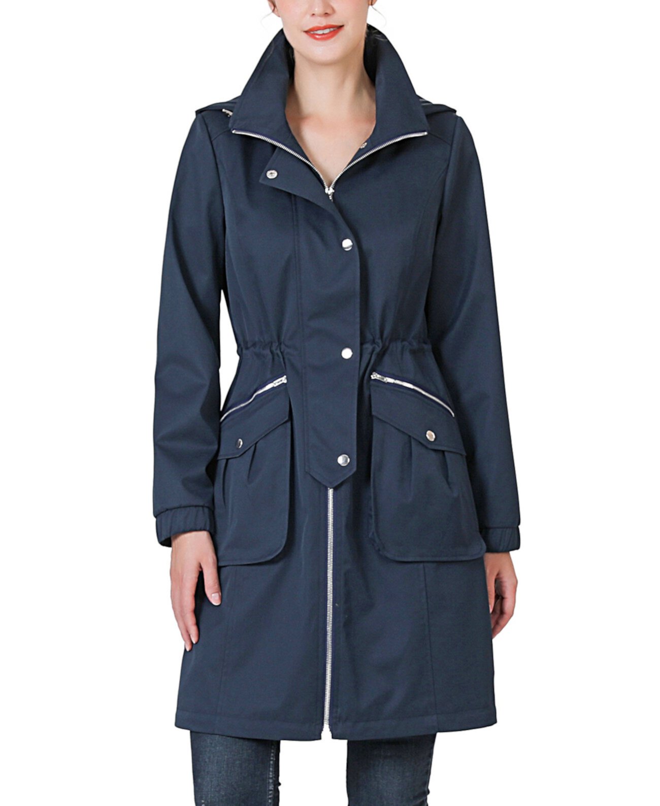 Women's Bella Water Resistant Hooded Anorak Coat Kimi and Kai