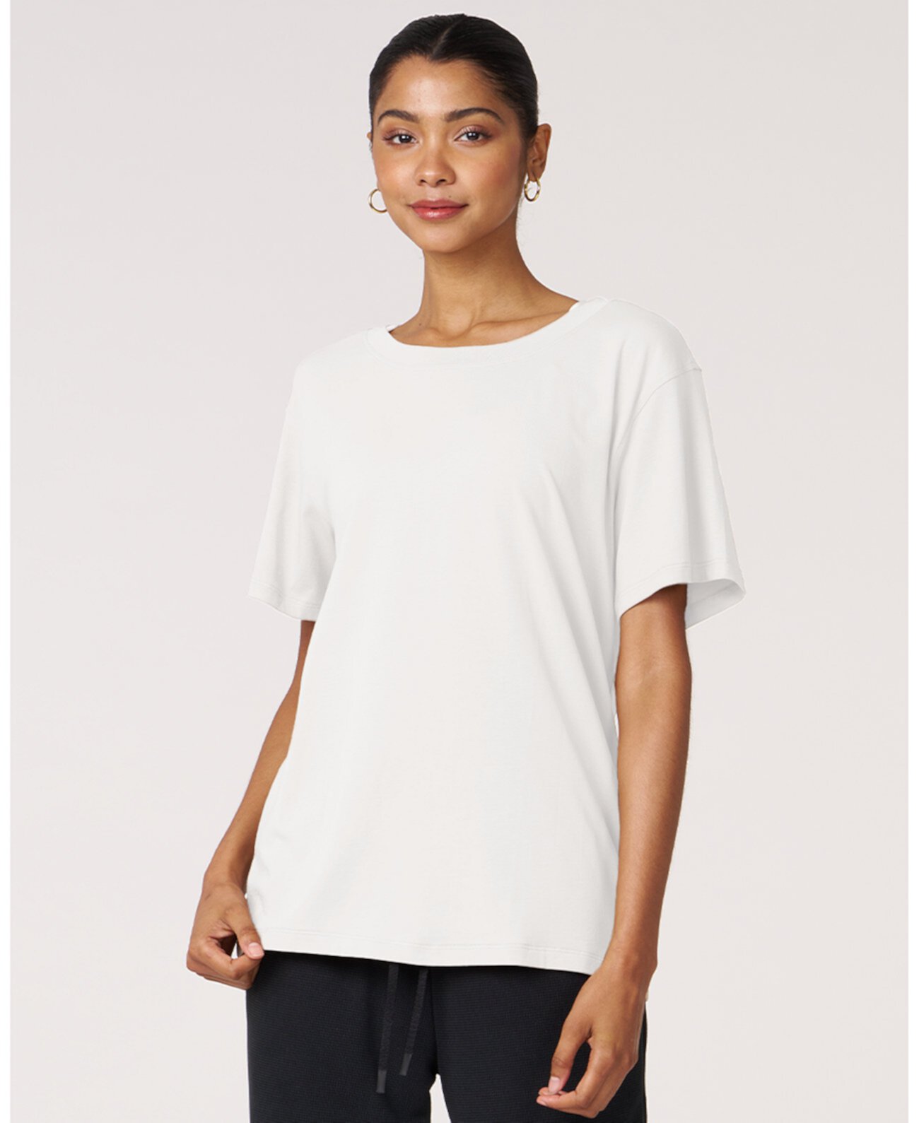 Women's Rebody Essentials Oversized Short Sleeve Top Rebody Active