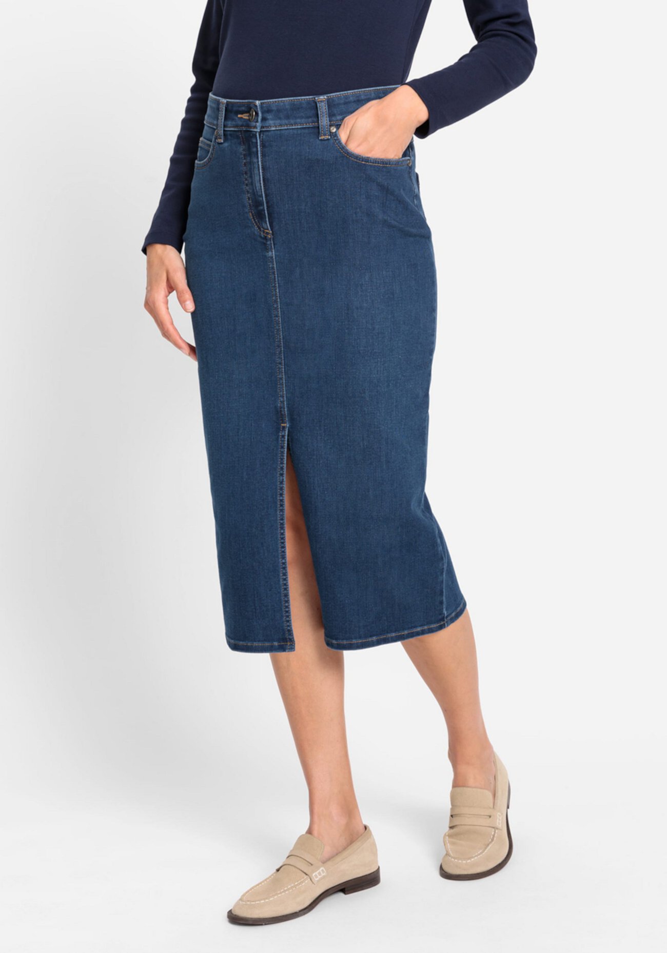 Women's Power Stretch Denim Skirt Olsen