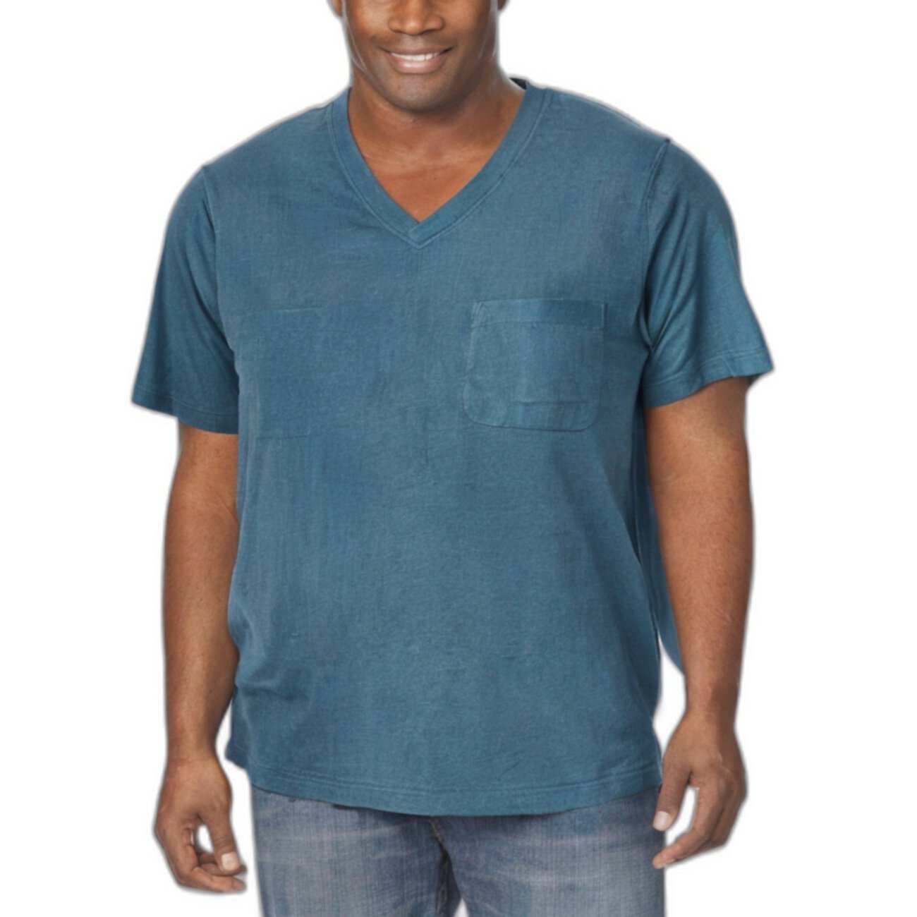 by KingSize Men's Big & Tall Heavyweight Pocket V-Neck Tee Boulder Creek