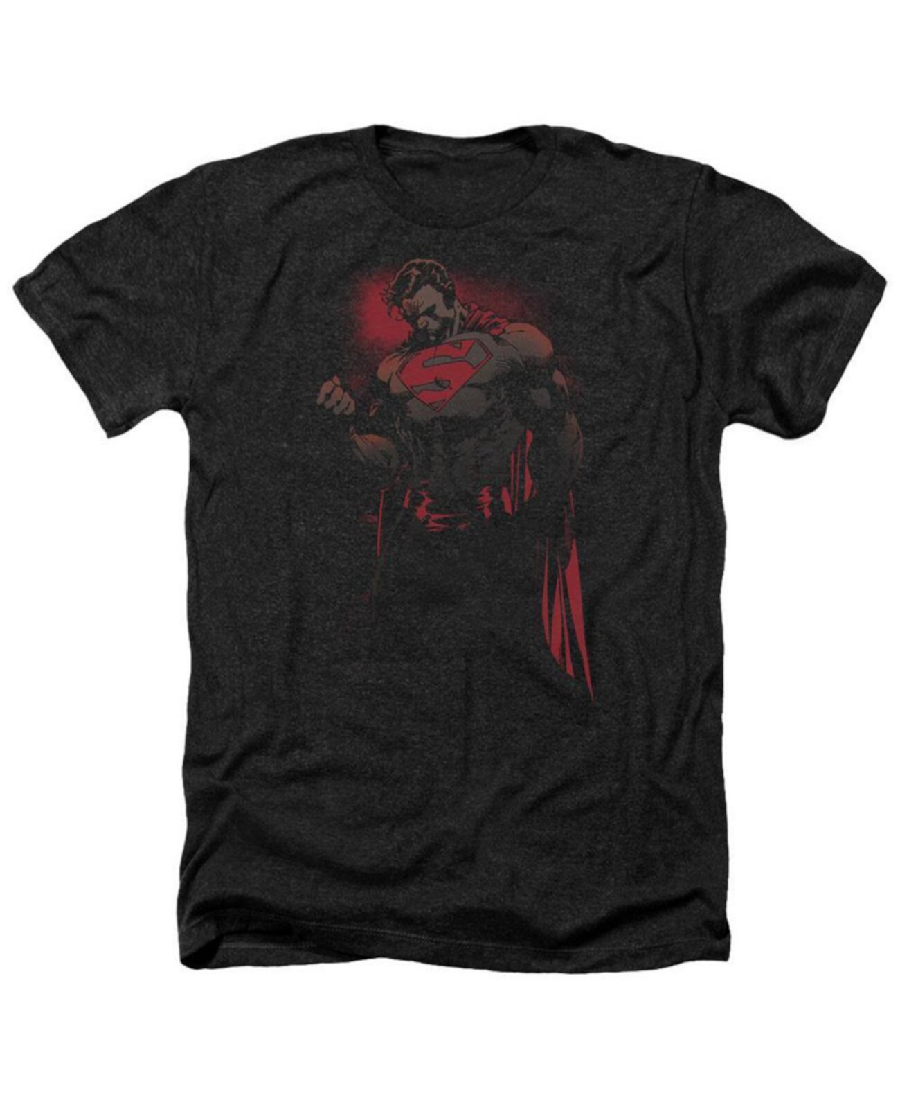 Men's Red Son Adult Heather T-Shirt Superman