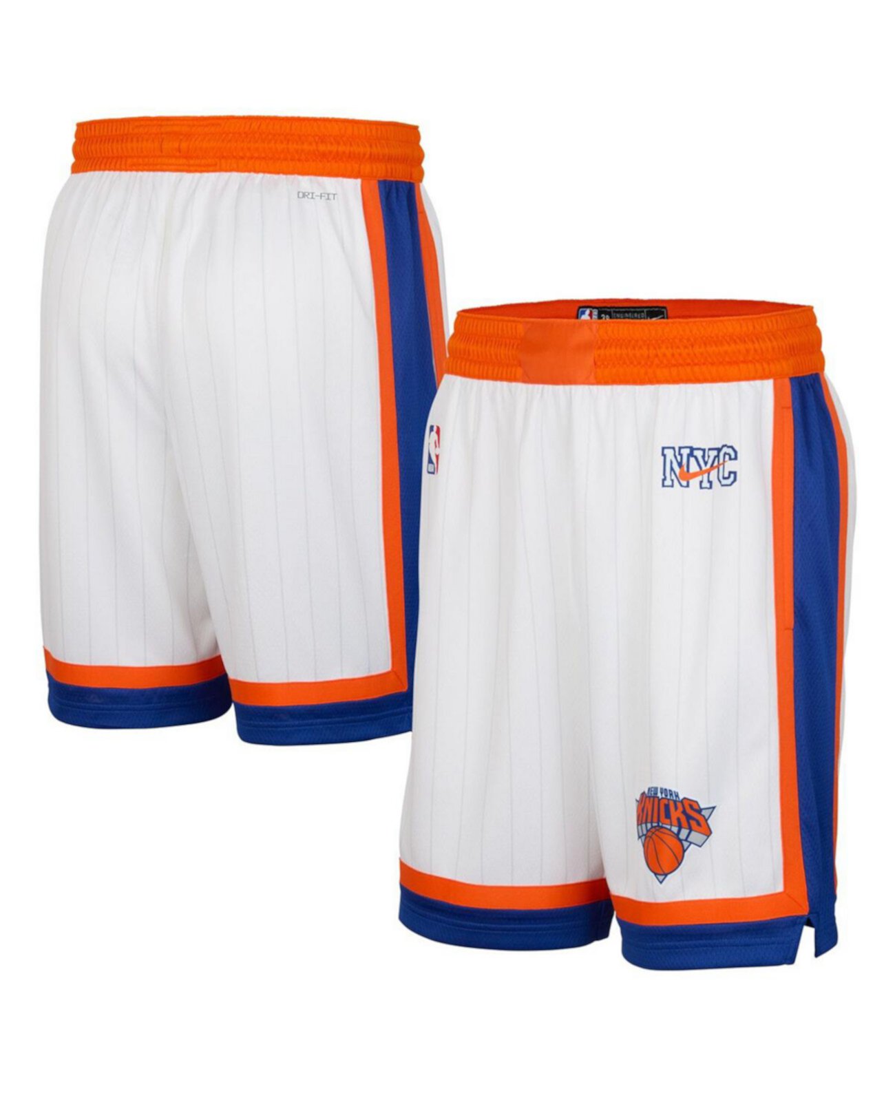 Men's White New York Knicks 2024/25 City Edition Swingman Shorts Nike