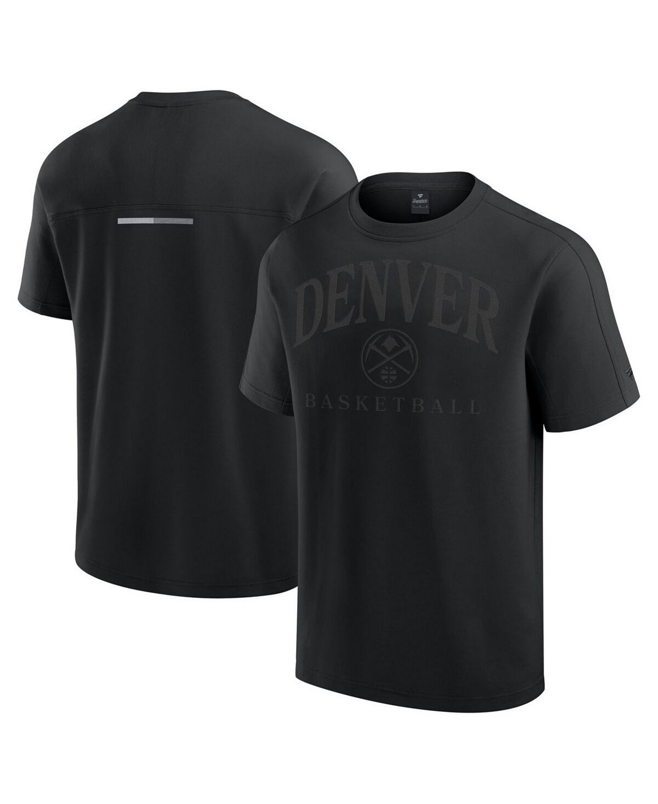 Men's Black Denver Nuggets Flex Tri-Blend T-Shirt Fanatics