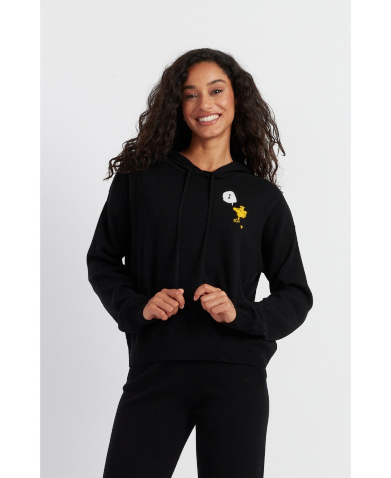 Chinti & Parker Women's Snoopy Music Wool Cashmere Hoodie Chinti and Parker