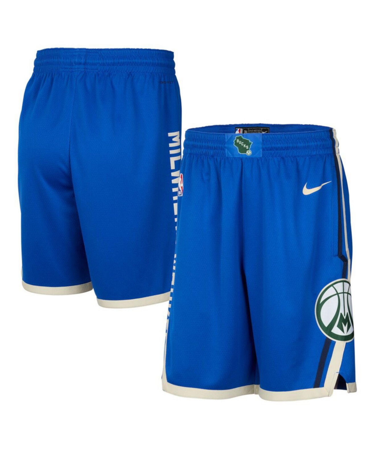 Men's Royal Milwaukee Bucks 2024/25 City Edition Swingman Shorts Nike