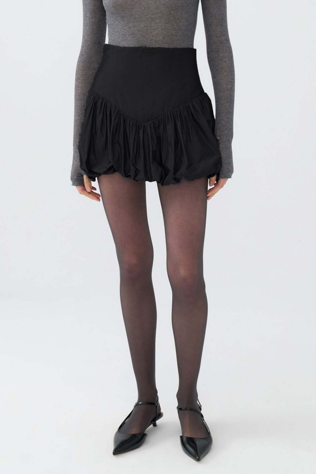 Women's Taffeta Mini Skirt Nocturne