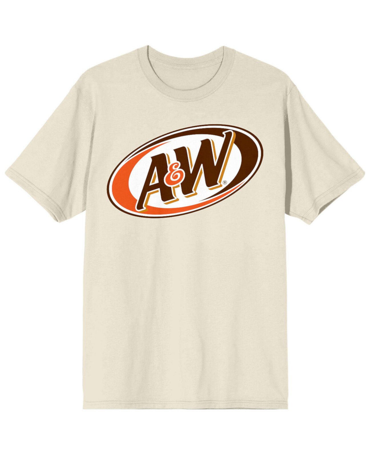 Logo Men's Natural Graphic Tee A&W