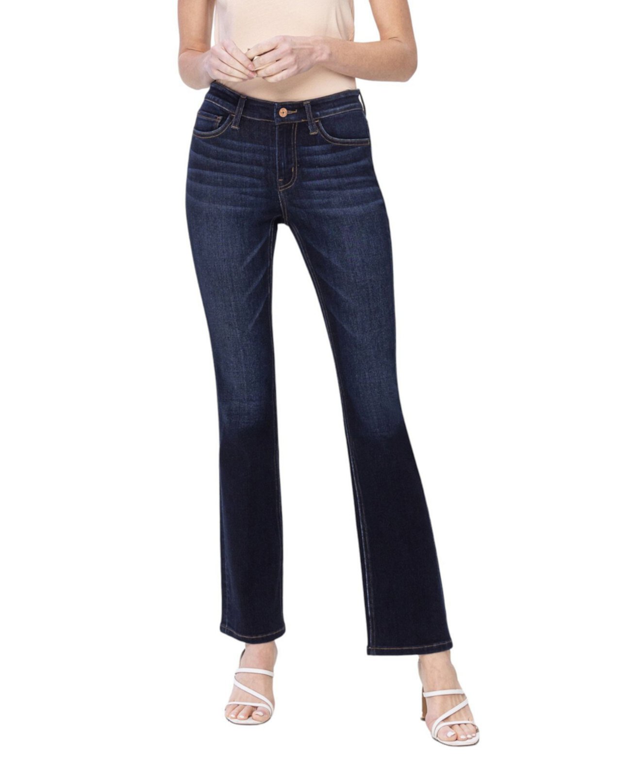 Women's Mid Rise Bootcut Jeans Vervet