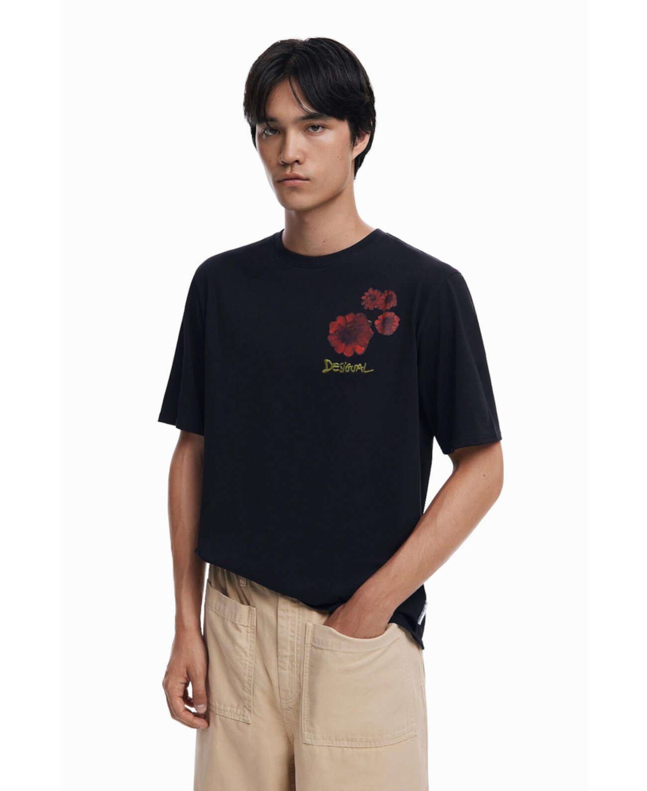 Men's Floral print T-shirt Desigual