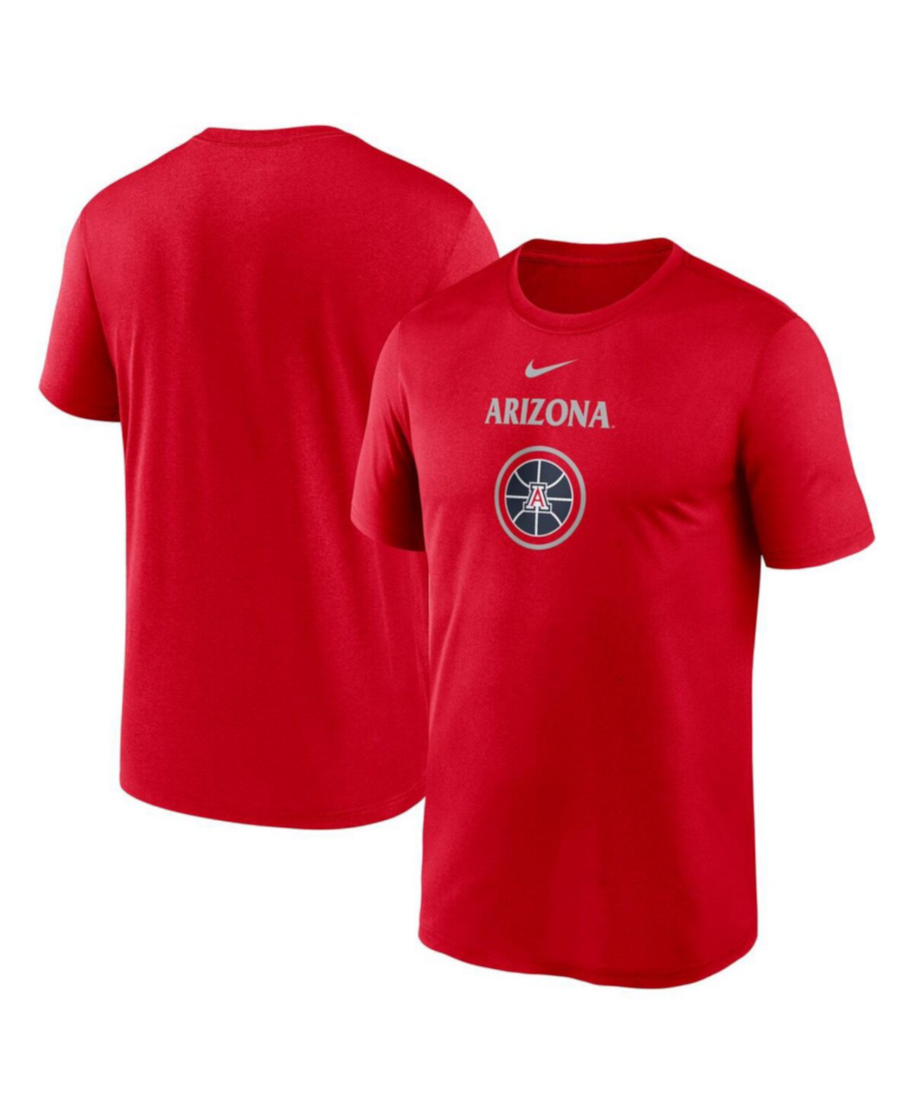 Men's Red Arizona Wildcats On-Court Basketball Legend Practice Performance T-Shirt Nike