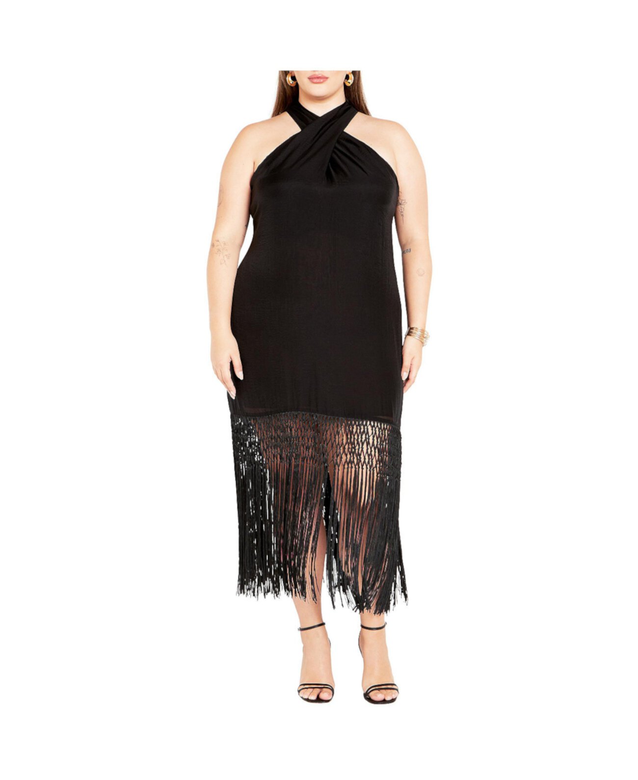 Women's Calypso Fringe Dress City Chic