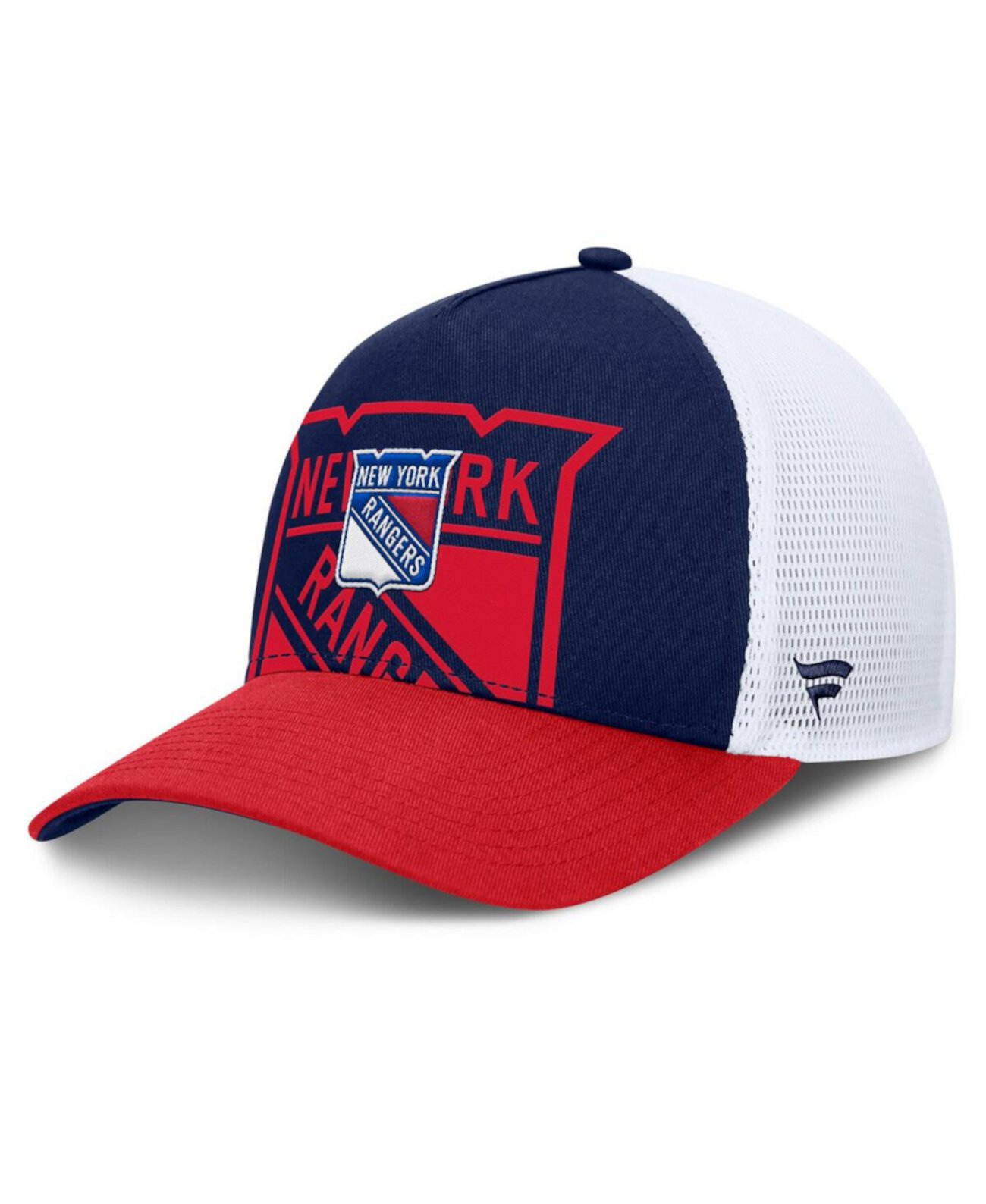 Мужская шапка New York Rangers Authentic Pro A-Frame, регулируемый размер, 70% акрил, 30% шерсть Fanatics