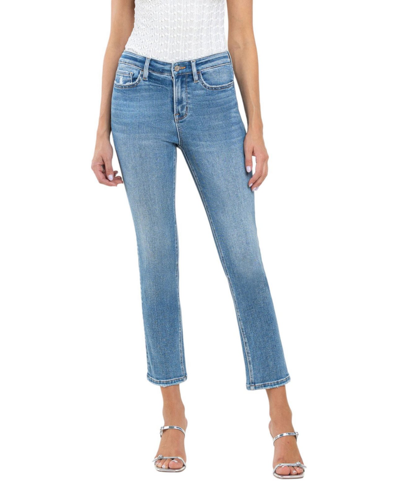 Women's High Rise Slim Straight Jeans Vervet