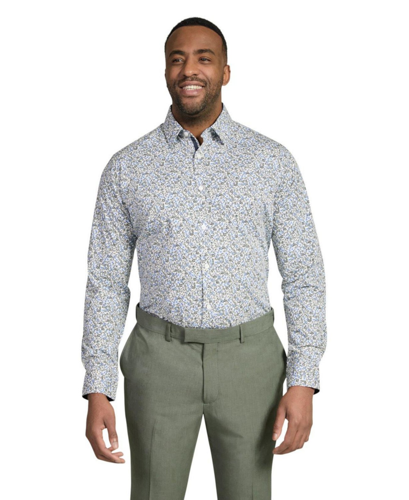 Men's Seville Floral Stretch Shirt Johnny Bigg