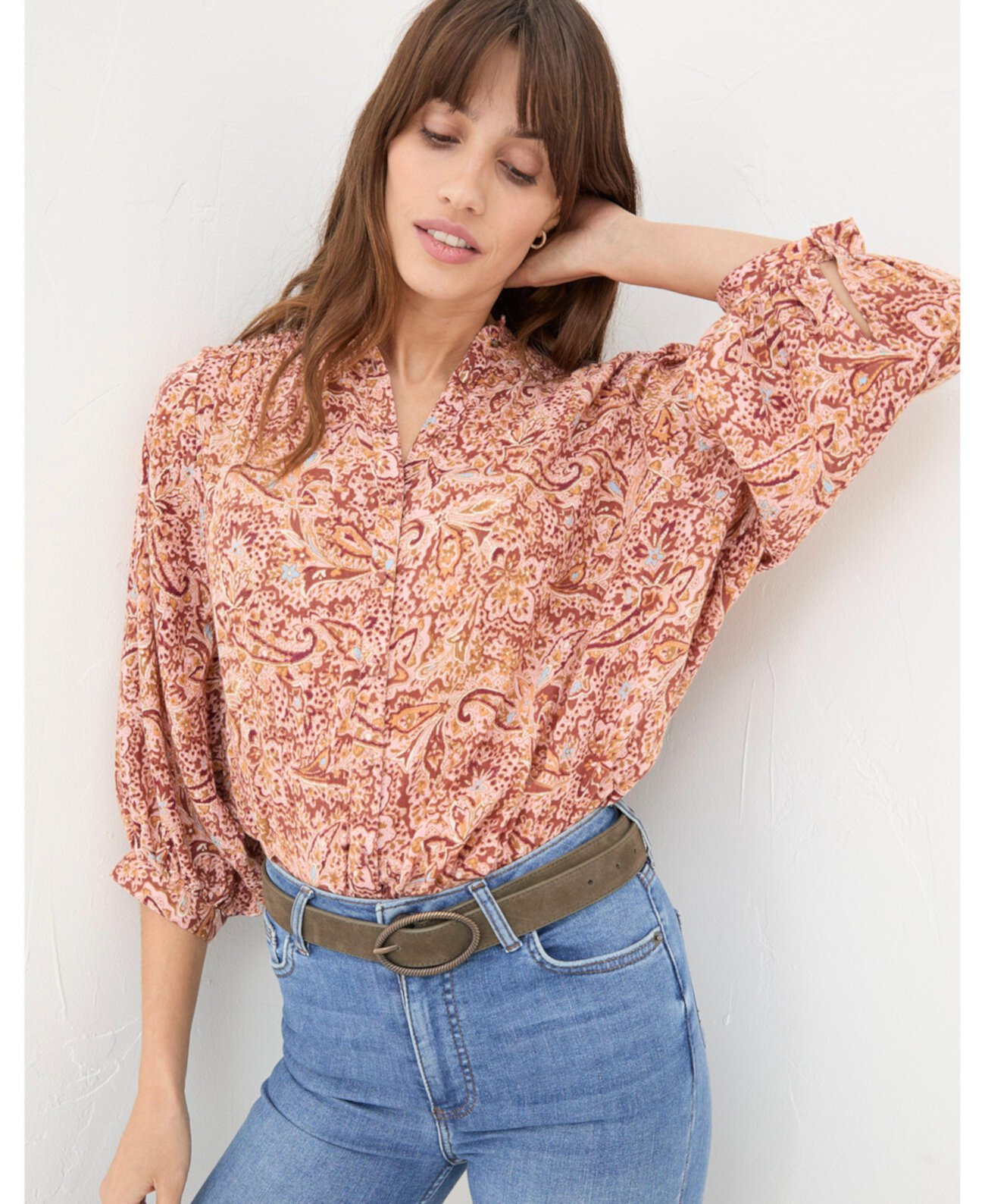 Women's Evelyn Wild Paisley Blouse FatFace