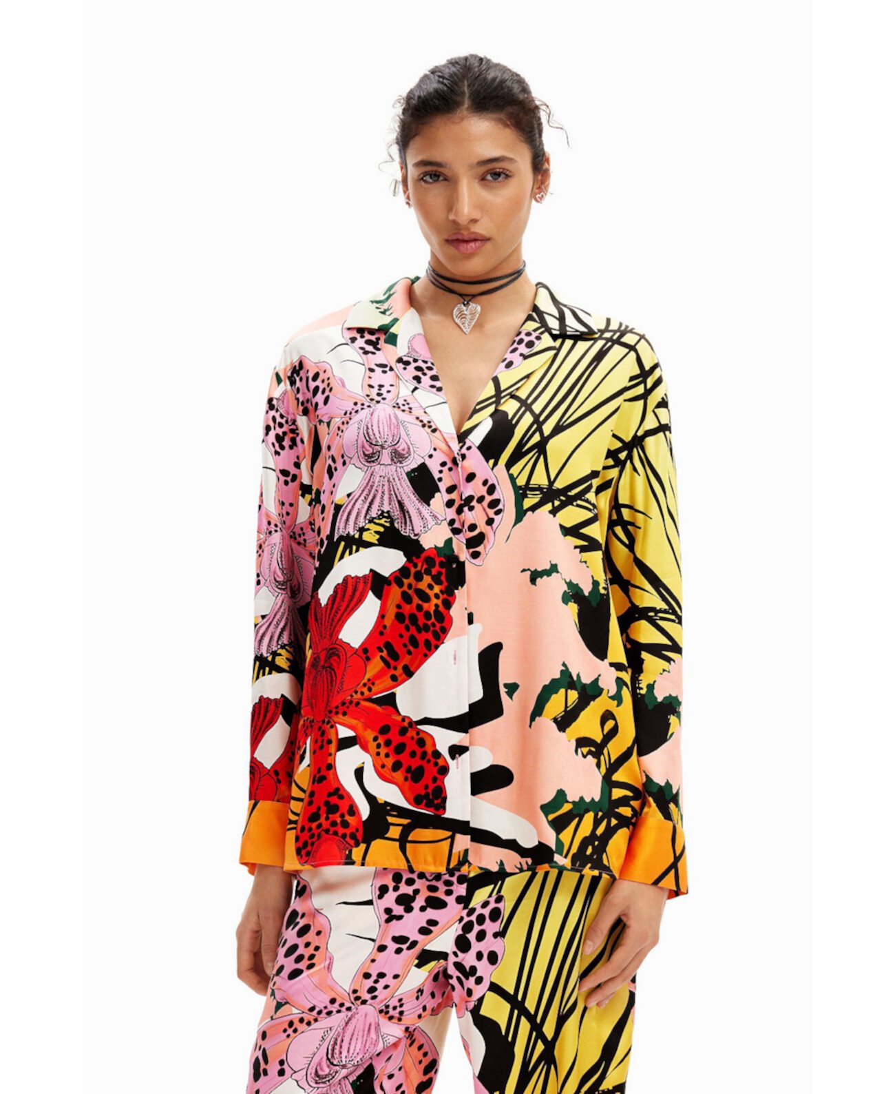 Women's M. Christian Lacroix orchid shirt Desigual