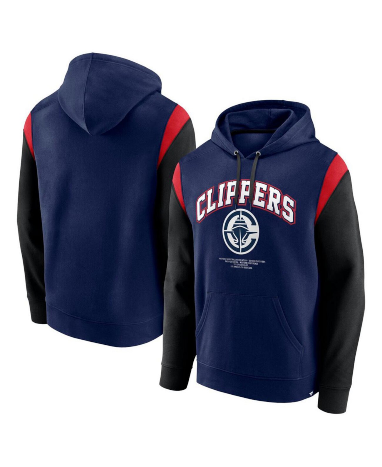 Men's Navy LA Clippers Scorer Pullover Hoodie Fanatics