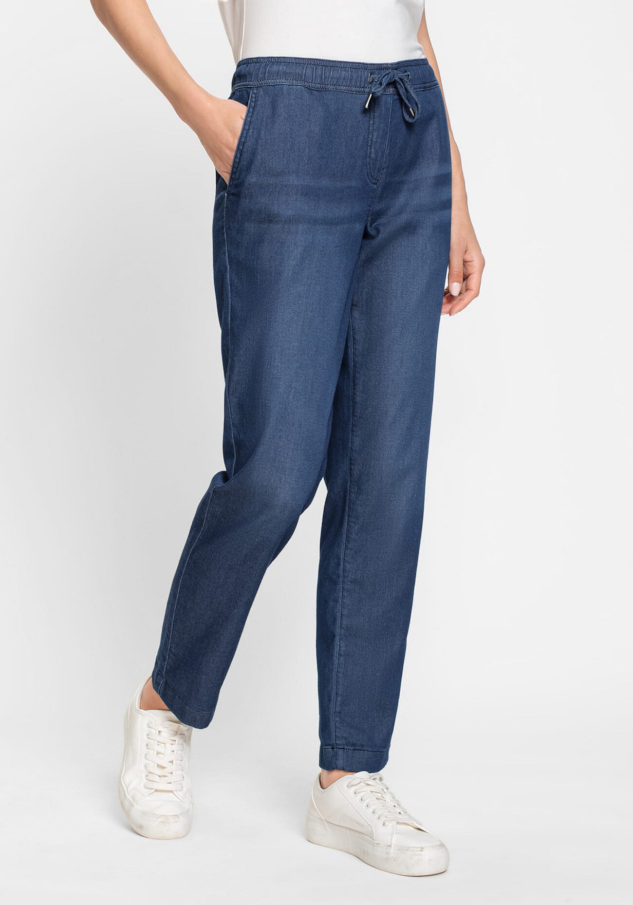 Women's Lisa Fit Straight Leg Denim Look Jersey Pant Olsen