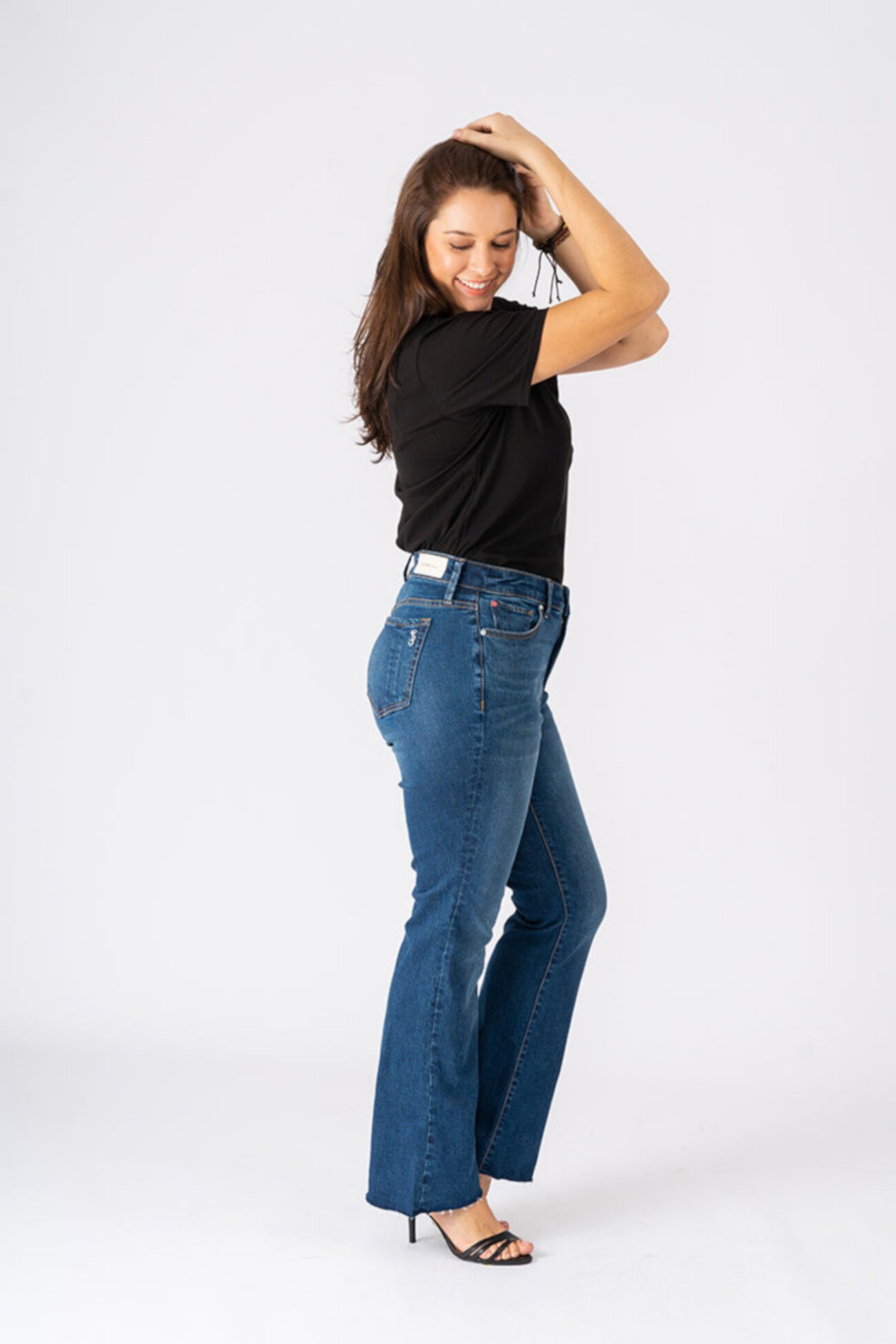 Women's High Rise Bootcut Jeans Slink Jeans