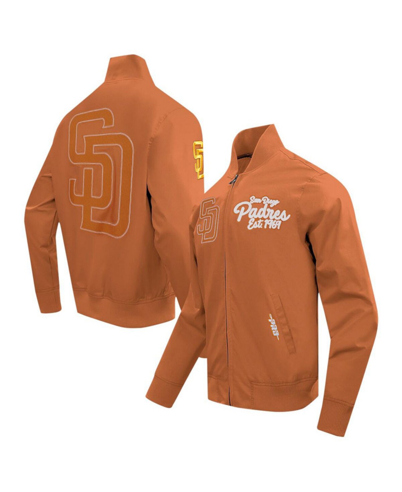 Men's Brown San Diego Padres Paint The City Twill Full-Zip Jacket Pro Standard