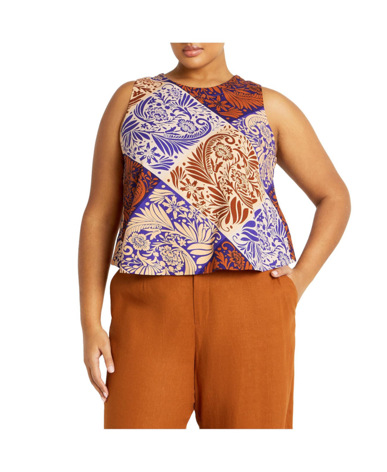 Women's Amara Print Top City Chic