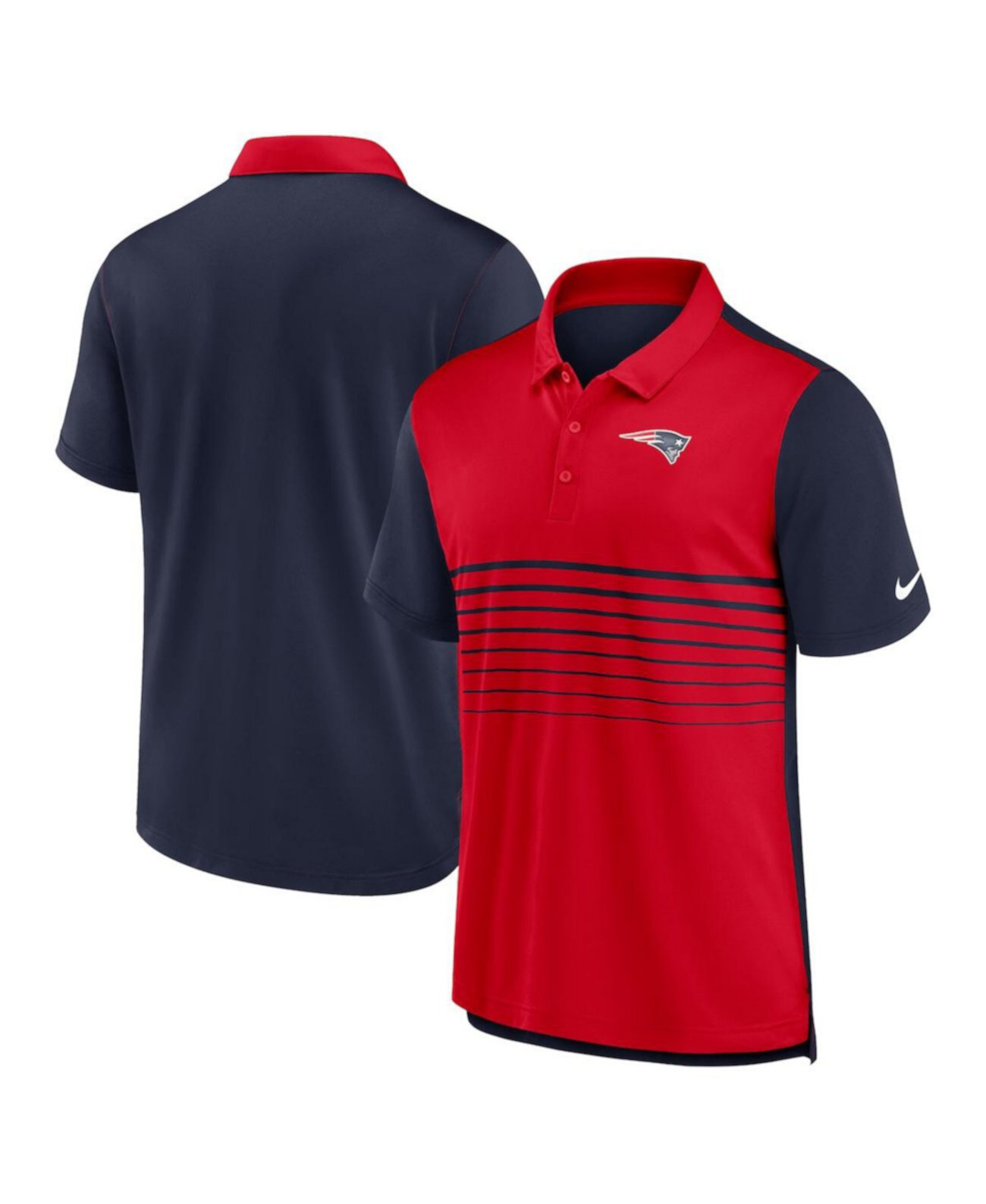 Мужская футболка-поло Nike для фанатов New England Patriots с технологией Dri-FIT и отделкой Nike