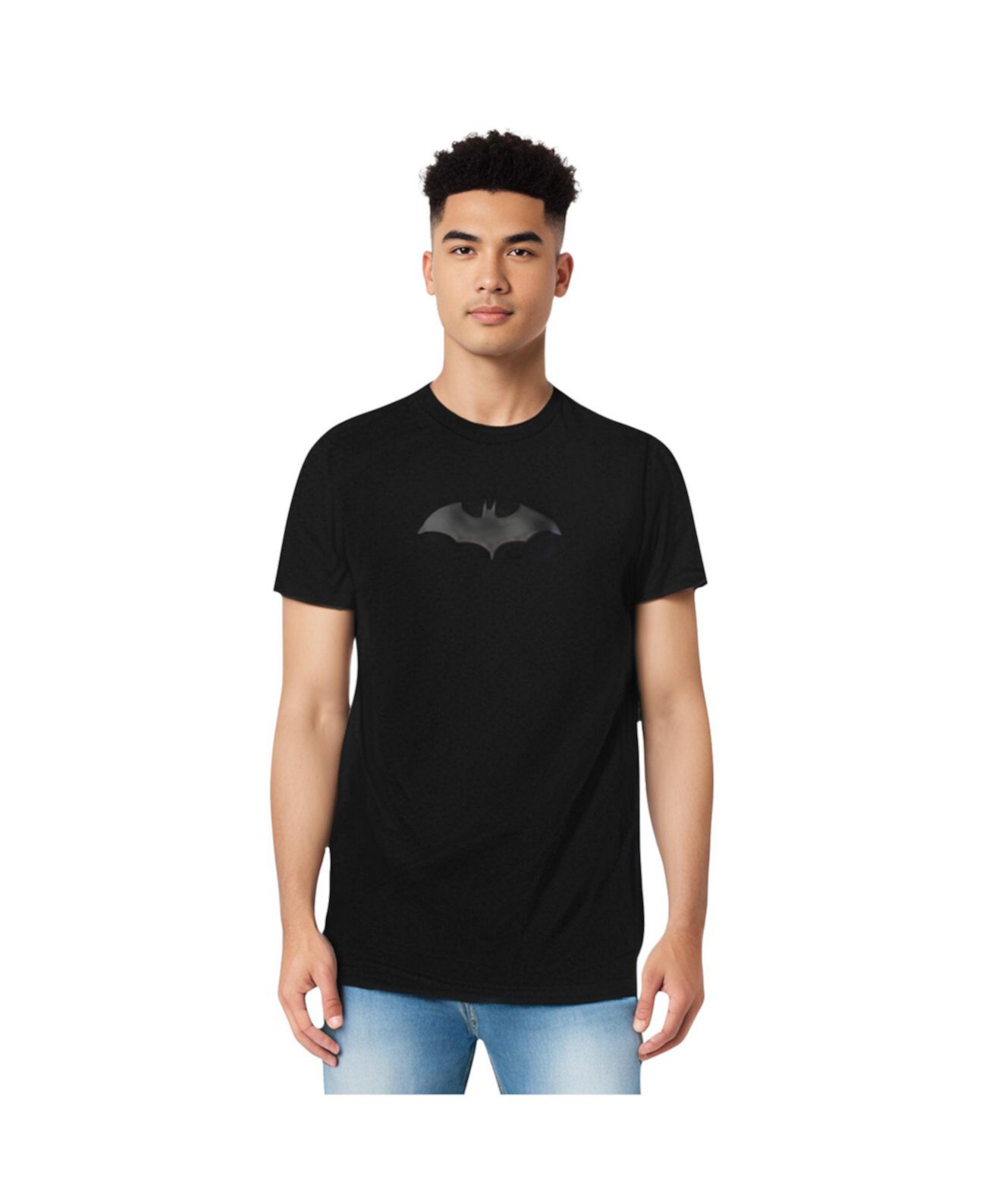 Men's 52 Black Short Sleeve Adult Tee / T-Shirt Batman