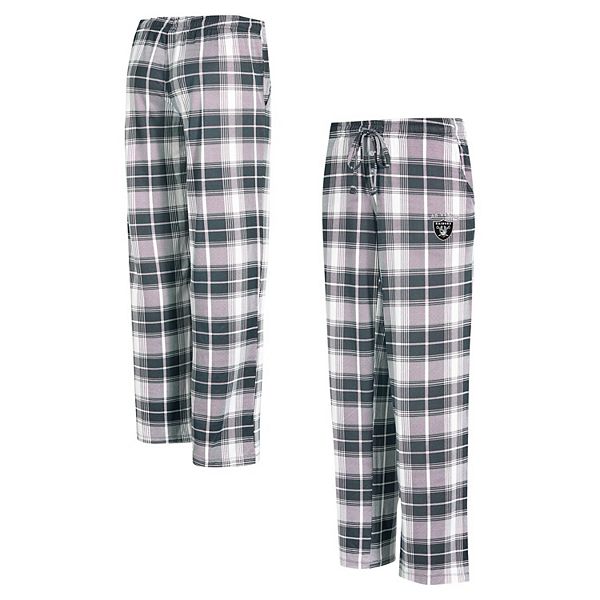 Women's Concepts Sport Black Las Vegas Raiders Ashford Plaid Knit Pants Unbranded