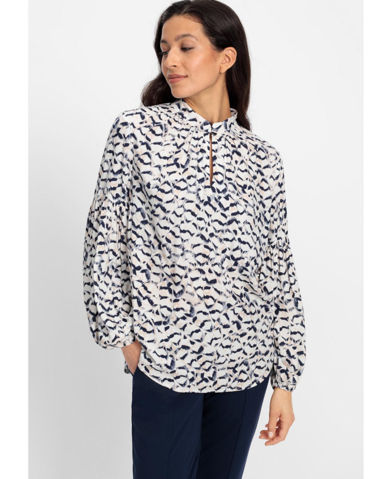 Women's Feather Print Shirt Olsen