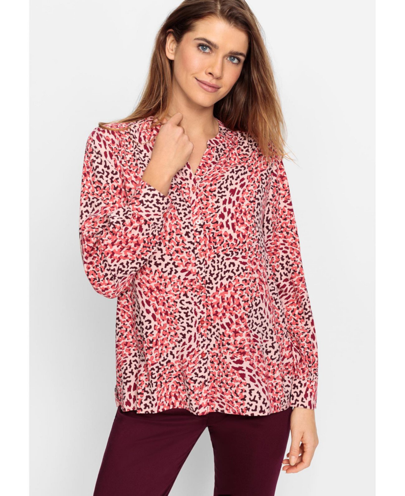 Women's Leopard Print Tunic Shirt Olsen